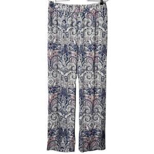 Anthropologie Hester & Orchard‎ Rayon Paisley Print Pants Size Small lc112